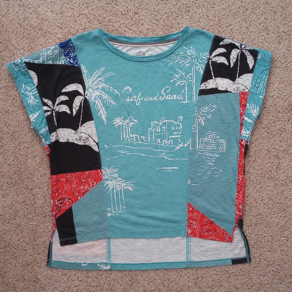 Pilcro Tropical Summer Vacation Shirt